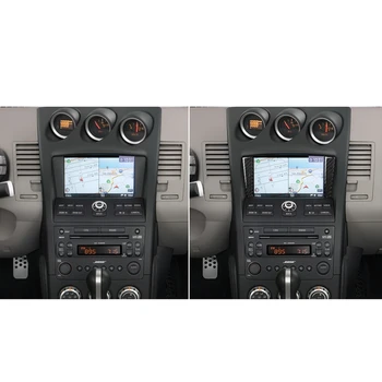 3ks stredovej Konzoly Uhlíkových Vlákien GPS Navigačný Panel Kryt pre Nissan 350Z 2006-2009 Auto Nálepky