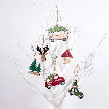 3ks Vianočné Ozdoby Dodávky Textílie Pena Santa Claus Snehuliak Bábika Strom Vianočné Tvorivé Dekorácie Prívesok