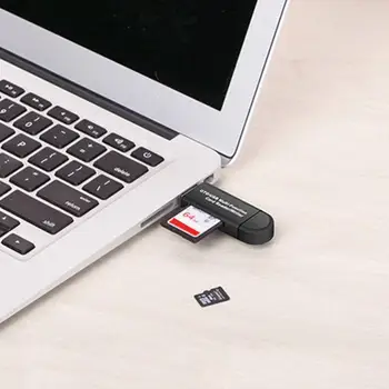 4 v 1 USB OTG Čítačka Kariet Jednotka High-speed USB2.0 Hlavičky Počítači Pre Android OTG TF/SD Rozšírenie Spisovateľ Karty Univerzálny