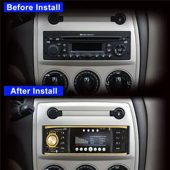 4019B 4.1 Palcový 1 Jeden Din autorádio Audio Stereo AUX FM Rádio Stanice Bluetooth Auto Rádio s Diaľkovým ovládaním