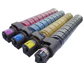 4pc nové MP C4502 farebné tonerové kazety kompatibilné pre RICOH Aficio MPC5502 MP C4502 kopírky toner kit tlačiarne spotrebný kcmy