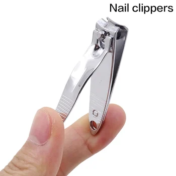 4pcs/set Nail Clipper Set Professional Nehrdzavejúcej Ocele na Nechty, Nožnice Clipper Tweezer Nástroje Rodiny Nohy Starostlivosť o Ruky Nastaviť