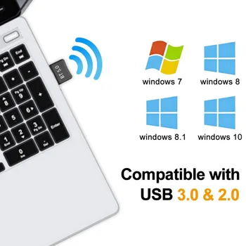 5.0 Adaptér Vysielač, Prijímač, Zvukový Modul Office Starostlivosť USB Bezdrôtová Spotrebný materiál k Počítačom pre Počítač 31113