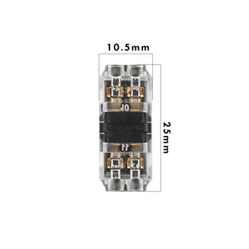 5/10pcs 1pin 2pin I/T typ Rýchle Spájať Škótskej Zámok Drôtu Konektor pre Terminály Krimpovacie 22-18AWG Zapojenie LED Pásu Car Audio Kábel