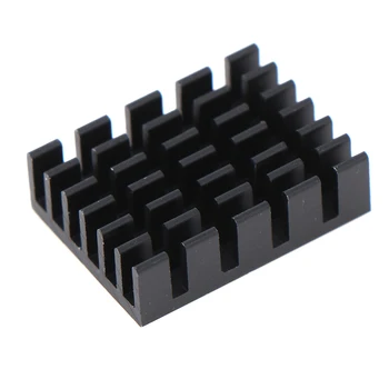 5 ks 19*14*6mm black slot Hliníkový chladič cooler chladenia radiátor