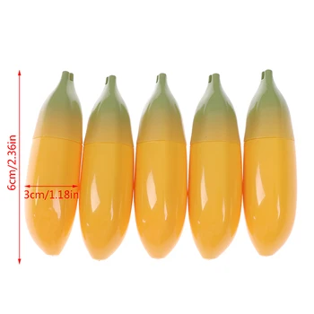 5 ks/set Prázdny Ret Rúry Banán 12.1 mm Prázdne Rúž Trubice DIY Balzam na Pery Kontajner 7534