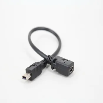 500pcs/veľa Mini USB 5 Pin male na Mini 5pin žena údajov Adaptér vedie kábel Kábel Veľkoobchod