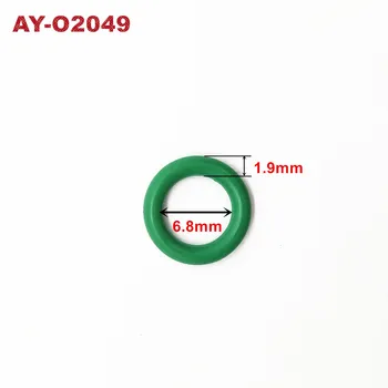 500pieces 6.8*1.9 mm Gumy Orings Auto Náhradné Diely Paliva Injektor Tesnenia (AY-O2049)