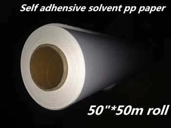 50in Eco solventná matný samolepiace pp papier na plagáty