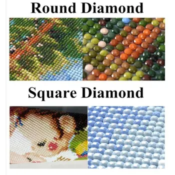 5D Plné Námestie Kolo DIY Diamond Maľovanie Psa Cross Stitch Výšivky Daimond Mozaiky Domov Svadobné Dekorácie, Darčeky