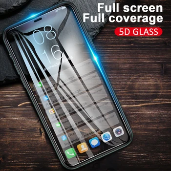 5D Tvrdeného Screen Protector Zakrivené Hrany Skla Pre iPhone SE 2020 XR XS Max 5D Ochranné Sklo Pre iPhone 11 Pro MAX XR XS Max