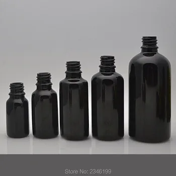 5ML 10 ML 15ML 30 ML 50 ML 100 ML Elegantný Čierny Prázdny spreju, DIY Čierne Sklo Kozmetické Spreji, Parfumy Naplniteľné Fľaše 32298