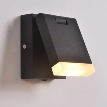5W LED Nočné Stenu Sconces Lampy Svietidlá SMD 5730 Skladacia Svetlo, Zapnutie/Vypnutie