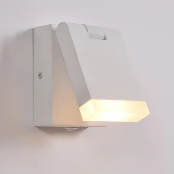 5W LED Nočné Stenu Sconces Lampy Svietidlá SMD 5730 Skladacia Svetlo, Zapnutie/Vypnutie