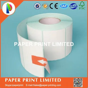 6 Roliek Zaručené, 800 etikety/roll 55*30 mm tepelnej samolepiace etikety papier,tlač čiarových kódov papier, termálny papier štítok