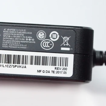 65W Nabíjačky Batérií od spoločnosti Lenovo Flex 4-1435 4-1570 4-1470 4-1580 Jogy 710-15ISK 80U0000ACF Prenosný AC Adaptér Napájací