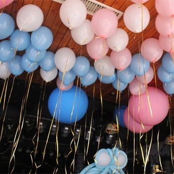 6pcs/balenie 10m Fóliové Balóniky Páse s nástrojmi Svadby, Narodeniny, Party Dodávky Vzduchu Balón Baliace Pásky Balóny Reťazce Udalostí Strany Lano