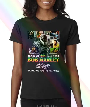 75 Rok 1945 2020 Bob Marley Singed Ďakujeme, že Pre Fanúšikov Hudby Darčeky tričko S 5Xl