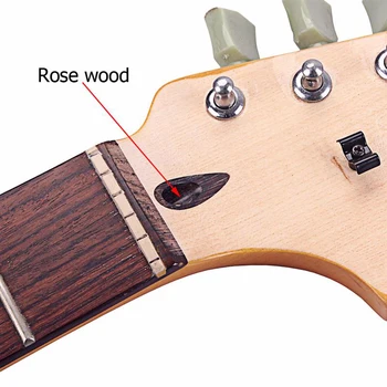 8Pcs Rosewood Gitara Trám Rod Trubice Gh602 Náhradné Poistné Odolné Rosewood Trám Rod Kryt pre Gitarové Príslušenstvo Diely