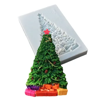 9 druhy Vianočné silikónové formy Vianočná vločka elk fondant čokoláda silikónové formy DIY piecť tortu cristmas dekorácie