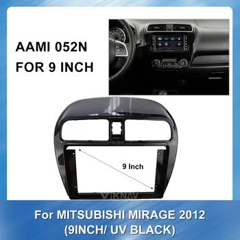 9 palcový 2din autorádia panel Pre Mitsubishi Outlande 2005-2012 auto Stereo Panel Dash Mount Výbava Inštalačný Držiak Rámu