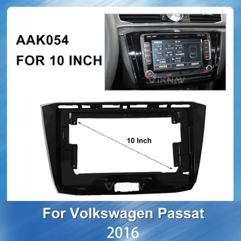 9 palcový autorádia Pre Volkswagen Passat 2016 Auto dvd rám Adaptér Panel in-dash Mount Inštalácie Dvakrát Rádio Prehrávač
