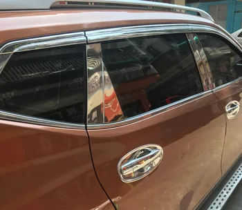 ABS Chrome plastové Okno Clonu Prieduch Odtiene Slnko, Dážď Stráže auto príslušenstvo pre Nissan X-trail Rogue T32-2018 auto styling