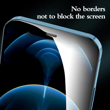 !ACCEZZ Zakrivené Hrany Tvrdené Sklo Pre iPhone 12 Mini Pro Max Anti-odtlačkov prstov Prachu Odolné Ochranné Sklo Film Screen Protector