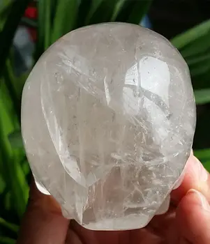 Afa880360++Prírodné Jasné Quartz Crystal Skull Uzdravenie Z Číny H065 56534