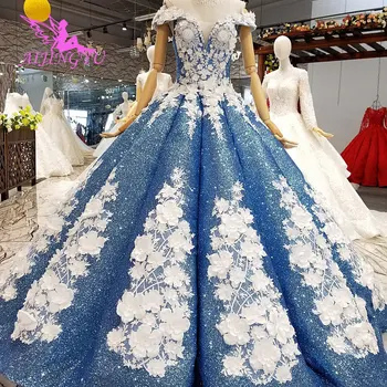 AIJINGYU Krásne Svadobné Šaty Kúpiť Šaty Kráľovná Svadobný Prípitok, Krátky Ukrajina Pletie Plášte 2020 2021 Boho Svadobné Šaty 22218