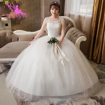 AIJINGYU šaty plus veľkosť strany svadobné šaty 2021 svadobné WU264
