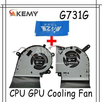 Akemy Nový Chladiaci ventilátor Pre Asus ROG Strix Hero III G731G G731GV G731GW G731GV-EV106T Série CPU GPU Chladiaci ventilátor Notebooku Radiátorov