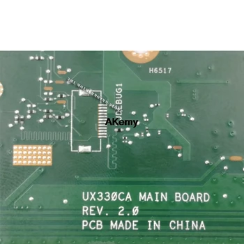Akemy UX330CA Notebook základná doska Pre Asus UX330CAK UX330CA UX330C Doske M3-7Y30 4G RAM