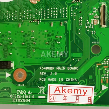 Akemy X540UB Notebook doska S 8GB-RAM I5-GB 7200 (V2G) pre ASUS X540UB X540UV X540UBR pôvodnej doske 90NB0IM0-R00060