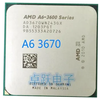 AMD A4-Series A6-3670 A6 3670 Quad-Core CPU na správne Desktop Procesor doprava zadarmo 17726