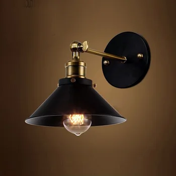 American Vintage Nástenné Svietidlo Starožitné Retro Nástenné Svietidlá Vnútorné Osvetlenie Single-hlava, Nočné Lampy Na Čítanie Izba Spálňa Domov