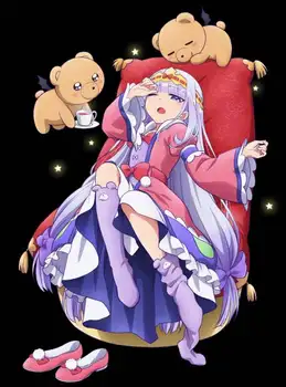 Anime Ospalý Princezná v Demon Castle Maoujou de Oyasumi Aurora Suya Rhys Kaymin Cosplay Kostým Halloween Karneval