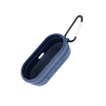 Anti-Scratch Úplný Ochranný Kryt Silikónové puzdro Na Povrch Slúchadiel Cestovné puzdro S Karabínou, Anti-drop Headset Kryt