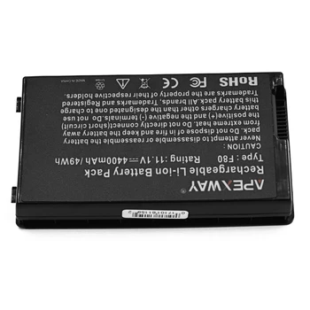 Apexway Čierny Notebook Batérie pre Asus A32-F80 F80 F80Cr F80s F81 F81E F81Se F83 F83Cr F83E F83S F83Se F83T F83V F83VD F83VF K41