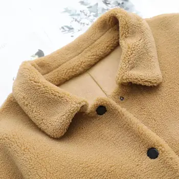 Aransue 2020 Módne Kožušiny Kabát Ženy, Zimné Nové Hrubé Wollen Ourwear Cashmere Cardigan Top Dobrej Kvality