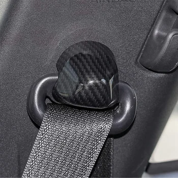 Auto, Interiér Sedadlá Bezpečnostné pásy Kryt Výbava Tvarovanie Dekor Rám pre Ford Mustang+ Príslušenstvo (Carbon Fiber Zrna)