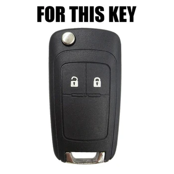 Auto Kľúč, Kryt Prípade 2 Tlačidlo Silikónové Pre Opel Astra Corsa Zafira Mokka Diaľkové Fob