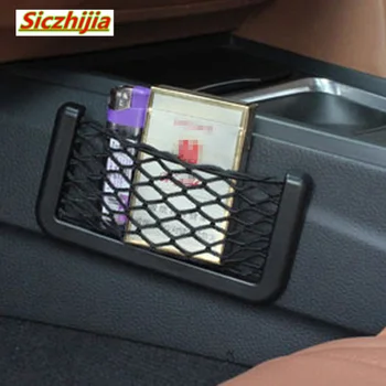 Auto skladovanie čistenie auta vrecko na skladovanie taška mobilný telefón držiak na Nissan Teana X-Trail Qashqai Livina Sylphy Tiida Slnečný