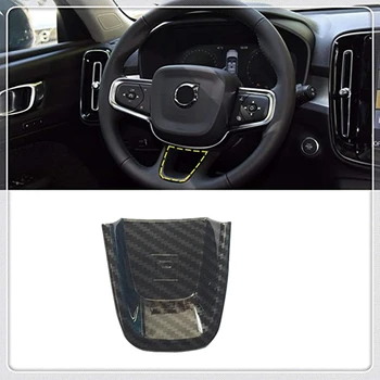 Auto Styling Interiér Volant Dekoratívny Kryt Výbava ABS Plast Auto Príslušenstvo pre Volvo XC40 2018-2020