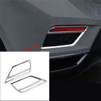 Auto-Styling Príslušenstvo ABS, chrómové Spätné Chvost Hmlové Svetlo Lampy Kryt Výbava Foglight Kryt Pre VW Volkswagen T-ROC 2017 2018 2019