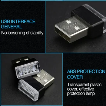 Auto USB Dekor Svietidlo Núdzové Osvetlenie Výrobky pre Mercedes-Benz-A-Klasse vw-passat ford-FOCUS ford-F-150 27328
