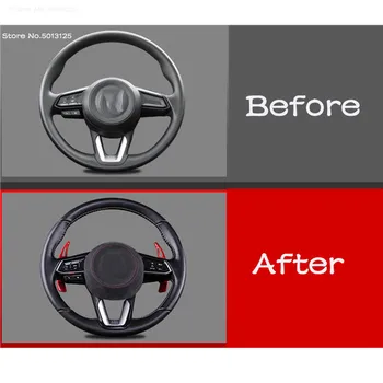 Auto Volant Shift Pádlo Rozšírenie Shifter Hliníkovej Zliatiny pre Mazda 3 Axela 2016 2017 2018 Auto Príslušenstvo