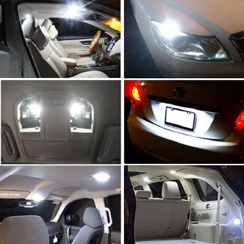 AUXITO 2x W5W T10 168 LED Žiarovka Canbus Parkovanie Svetlo Odbavenie Interiérové Svietidlo Pre Toyota, Peugeot, Mazda Kia Hyundai Ford Lada