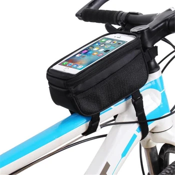 B-SOUL, Dotykový Displej Cyklistické Tašky, Cyklistické MTB Horský Bicykel Rám Predné Trubice Skladovanie Vrecko pre 5.0 inch Vodotesný Mobilný Telefón