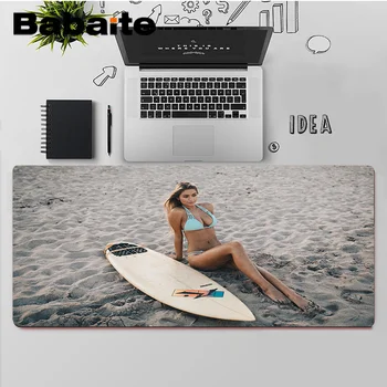 Babaite Beach surf dievča Prispôsobené MousePads Počítač, Notebook Anime Mouse Mat Doprava Zadarmo Veľké Podložku pod Myš, Klávesnica Mat 19196
